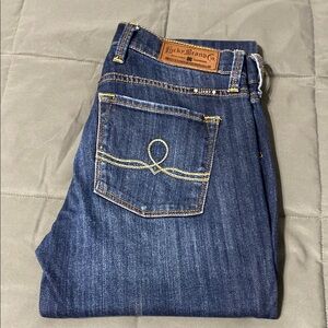 Lucky Brand Sofia Boot Blue Jeans. Size 4/27